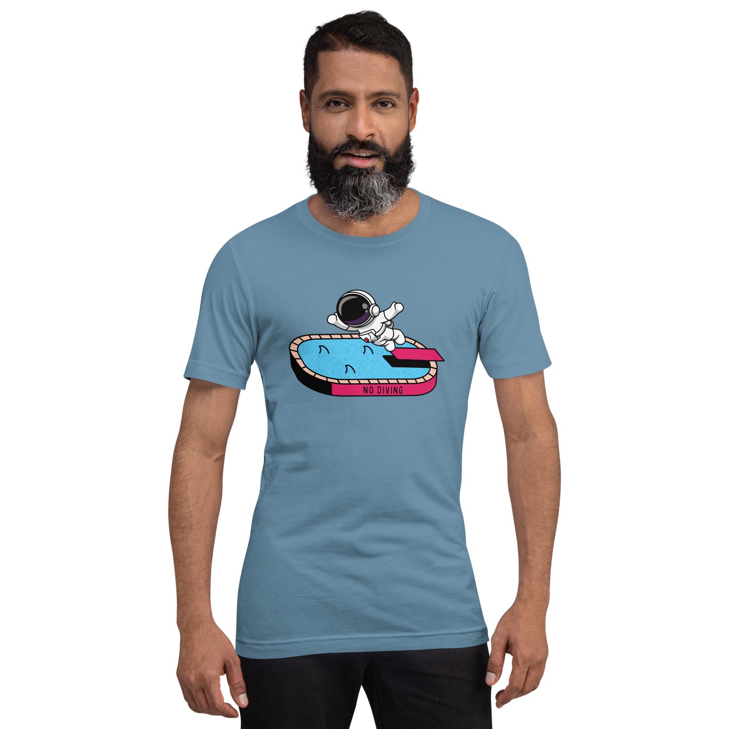 NO DIVING astronaut fun Unisex t-shirt