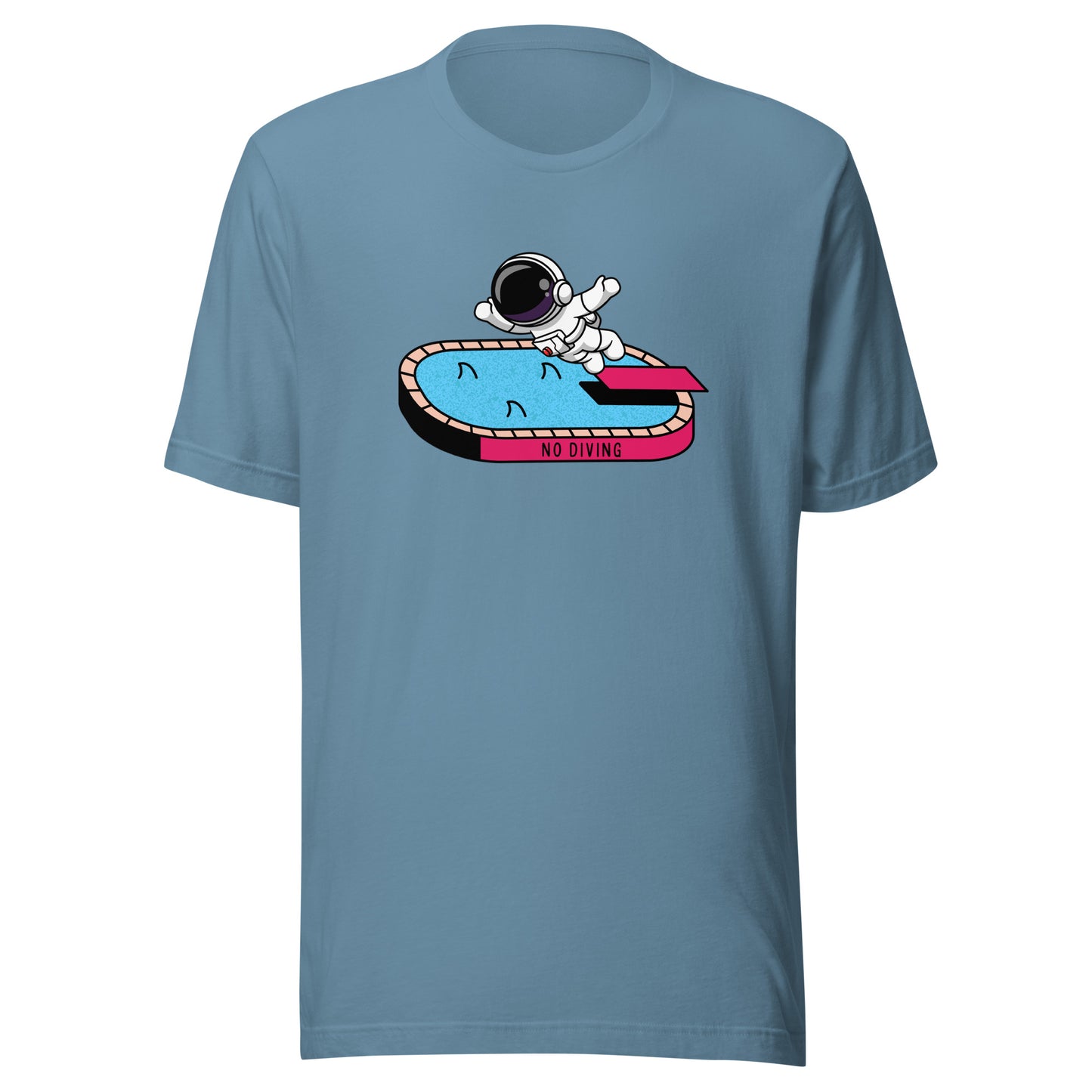 NO DIVING astronaut fun Unisex t-shirt