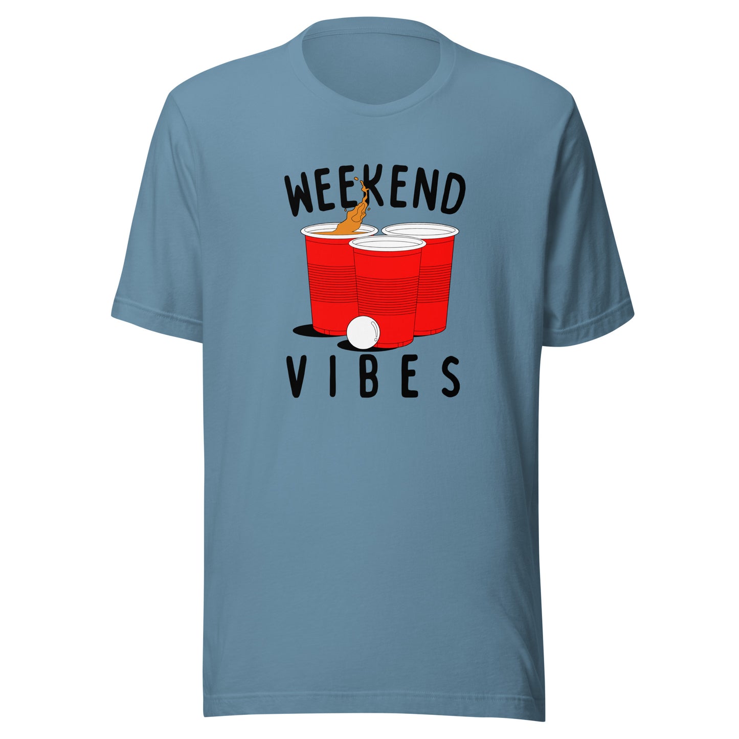Weekend Vibes Beer Pong Unisex t-shirt