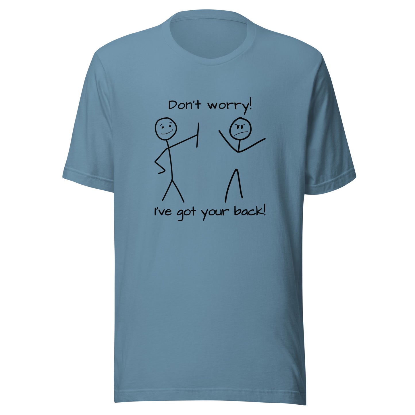 I've got your back! stick figures Unisex t-shirt