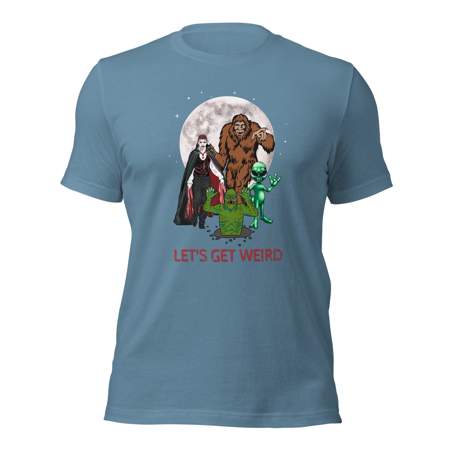 Let's Get Weird Monsters Unisex t-shirt