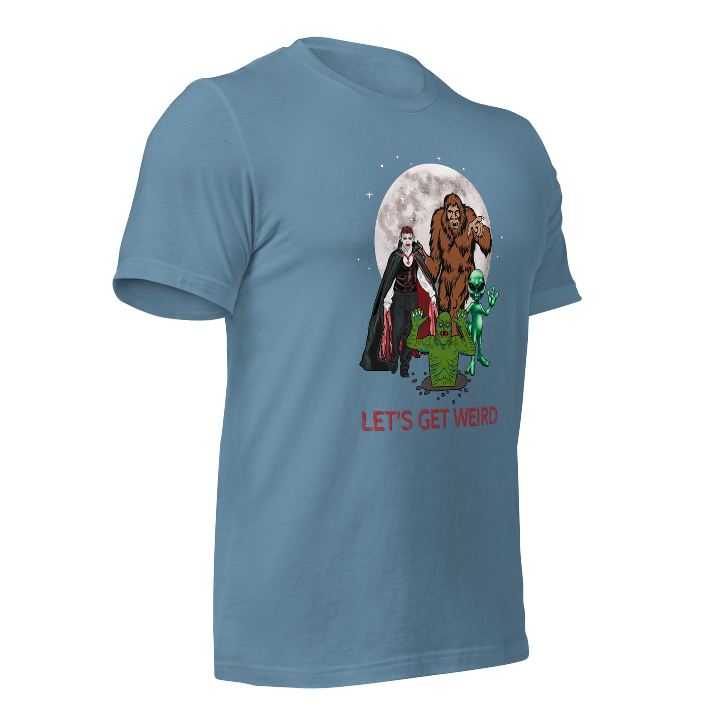 Let's Get Weird Monsters Unisex t-shirt