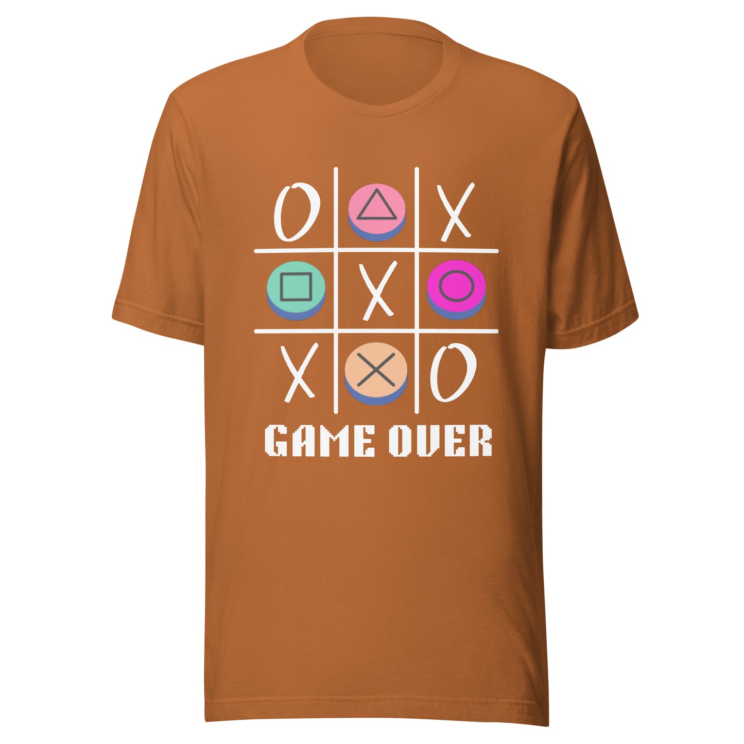 Game Over tic tac toe Unisex t-shirt