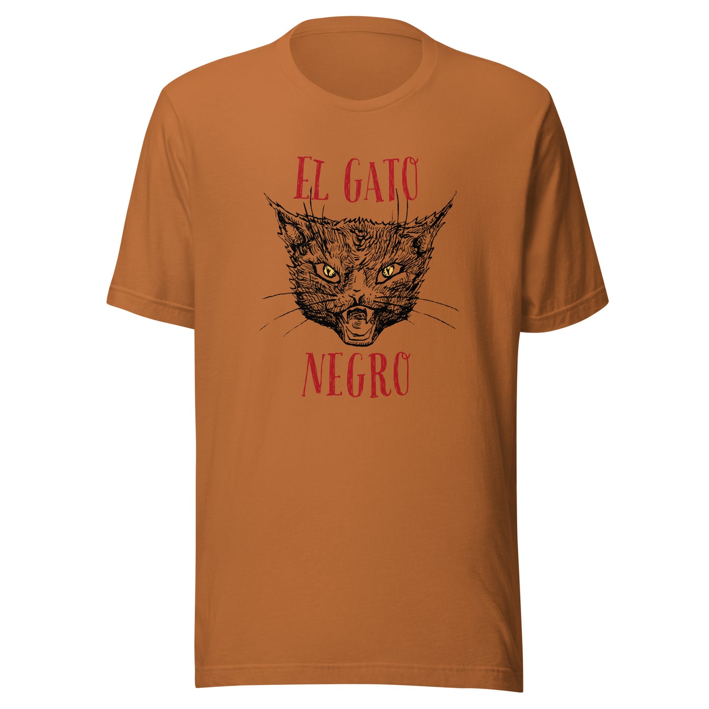 El Gato Negro illustration Unisex t-shirt