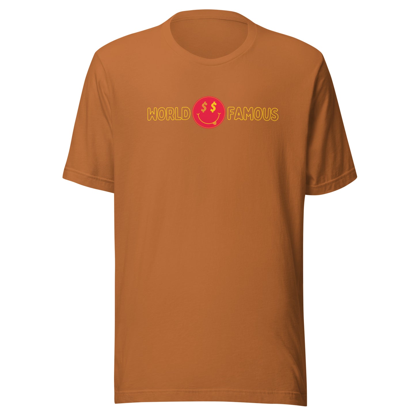 World Famous Smiley Unisex t-shirt