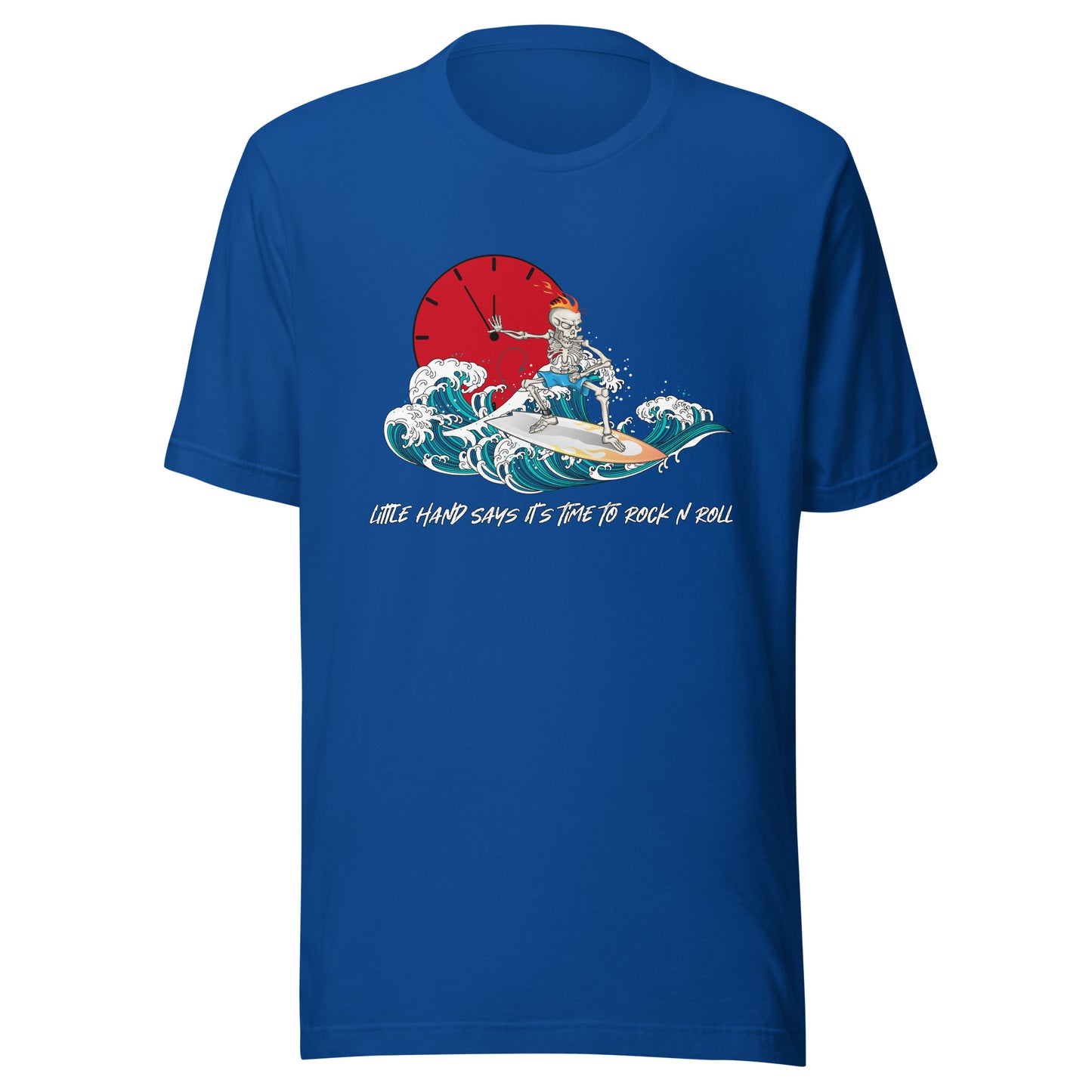 Little hand says it's time to Rock N Roll Unisex t-shirt