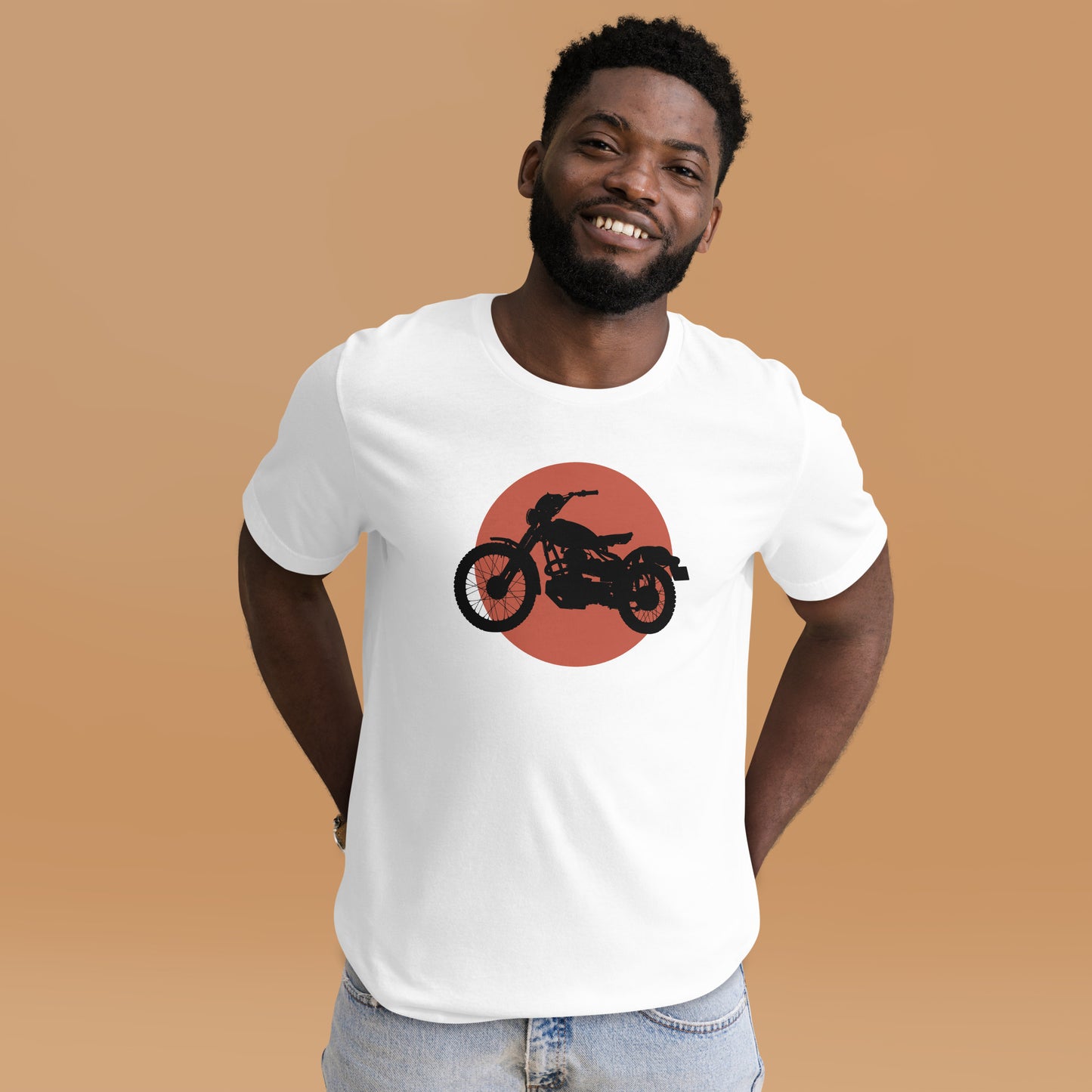 Vintage Motorcycle Sun Unisex t-shirt