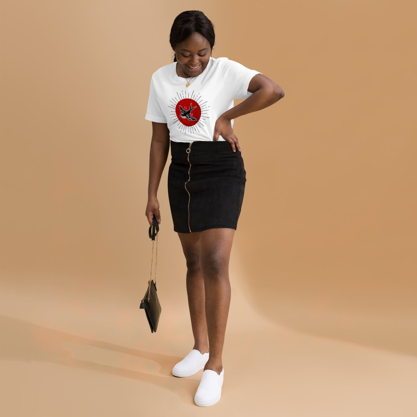 Red Sun Sparrow Unisex t-shirt