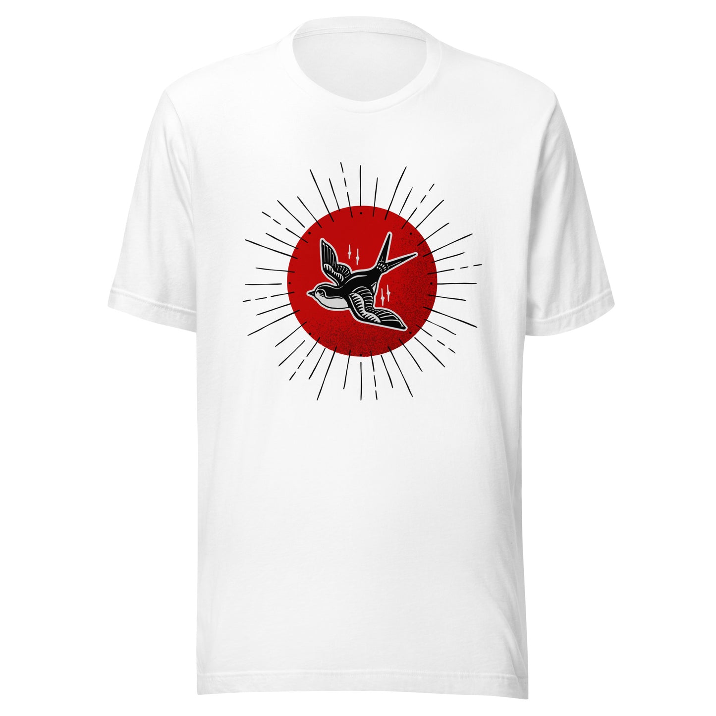 Red Sun Sparrow Unisex t-shirt