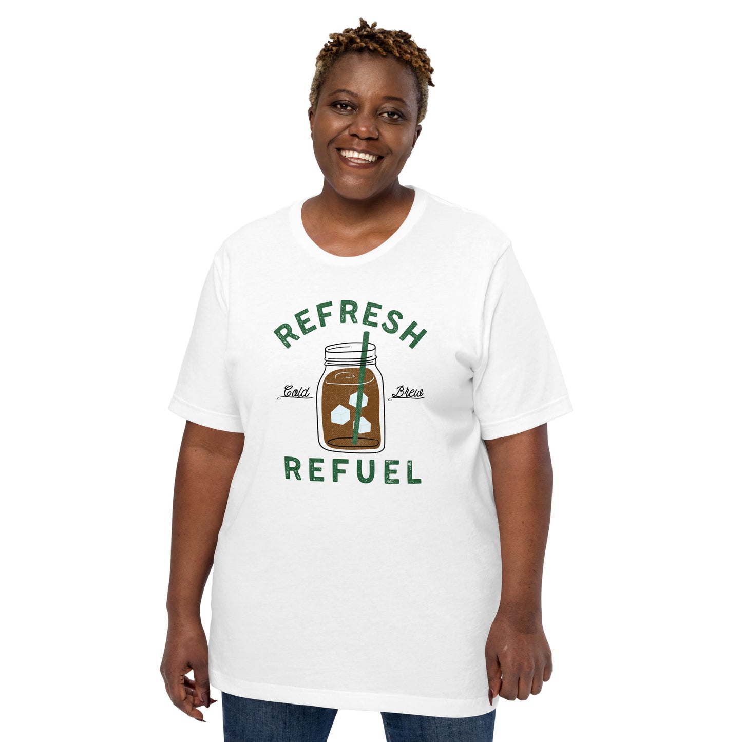 Cold Brew Coffee Refresh Refuel Unisex t-shirt