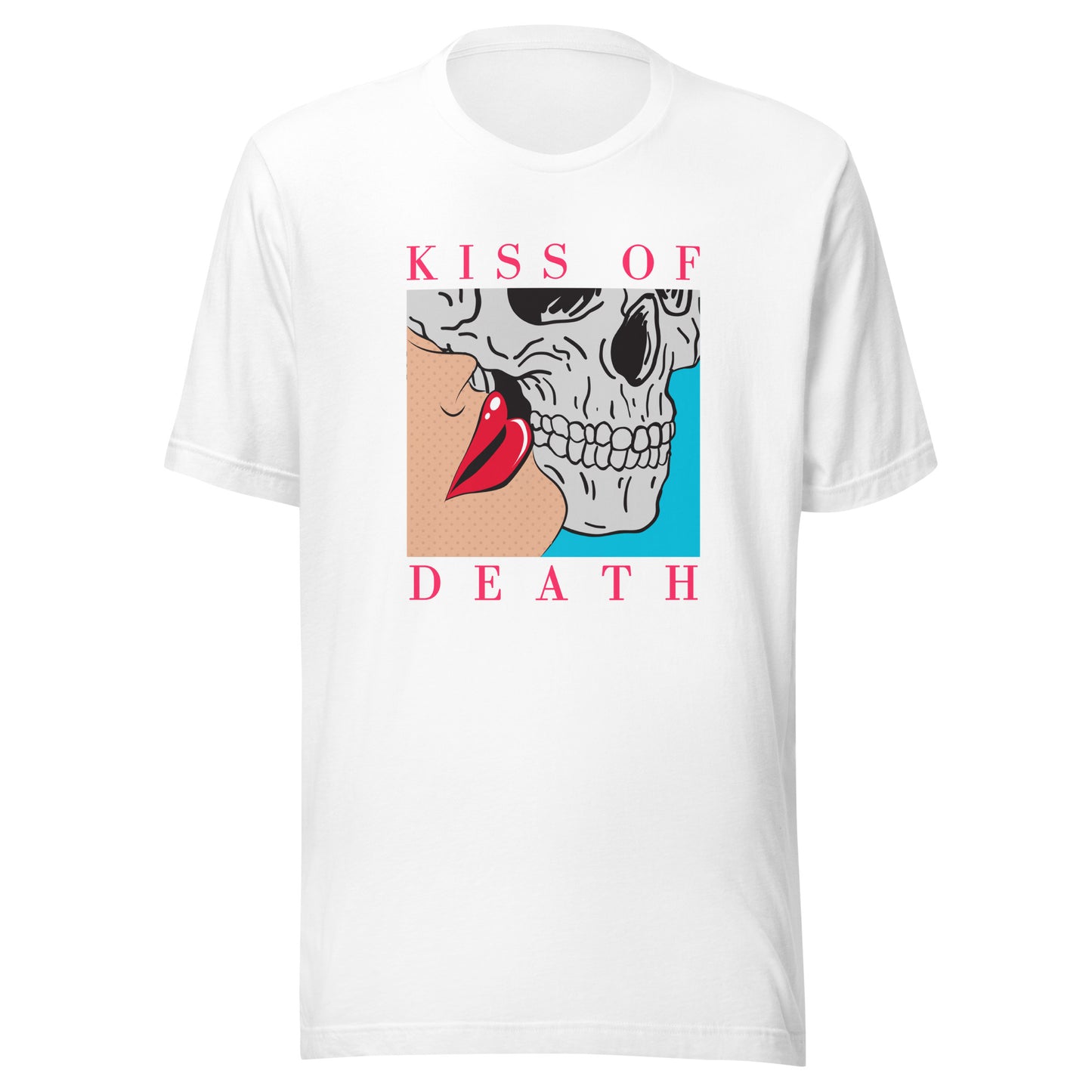 Kiss of Death pop art Unisex t-shirt