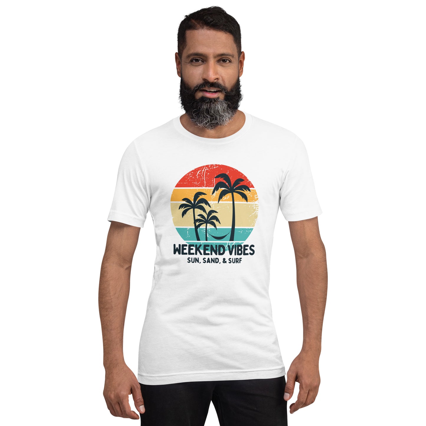 Weekend Vibes Sun Sand Surf Unisex t-shirt