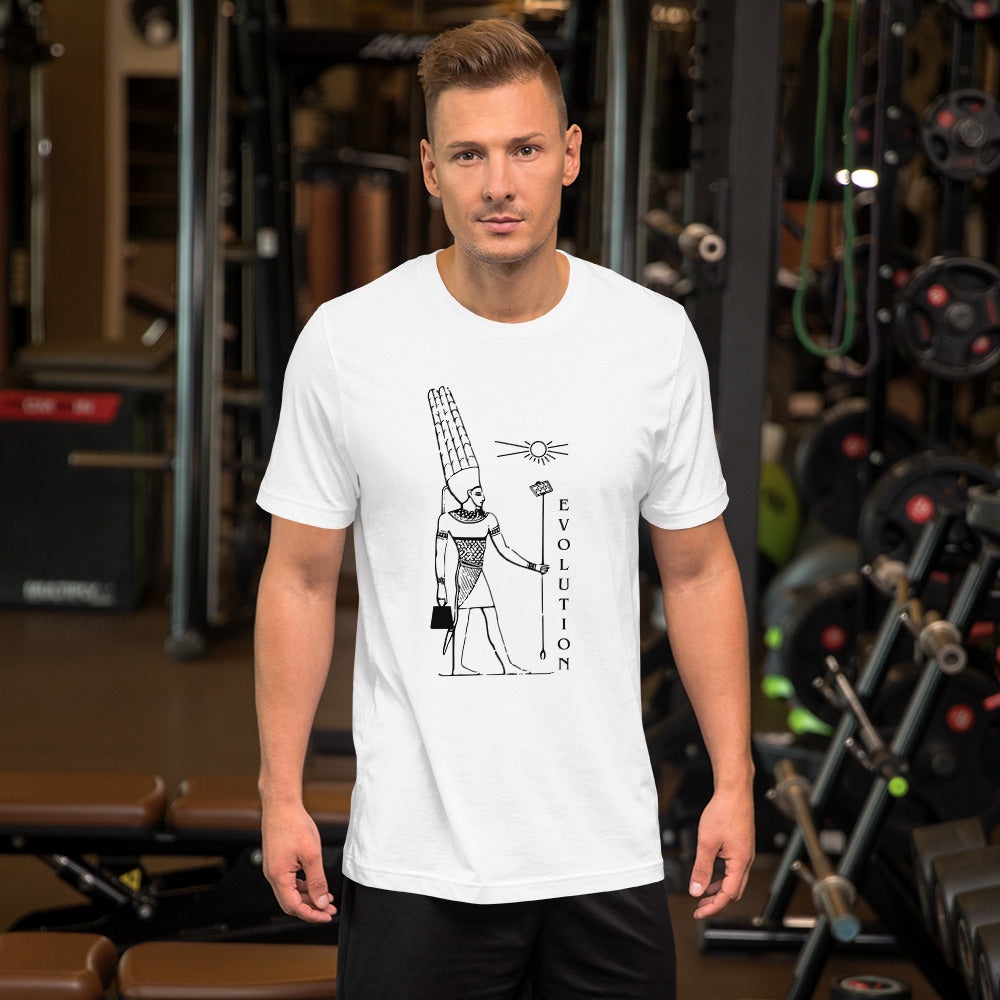 Egyptian Pharaoh Evolution Unisex t-shirt