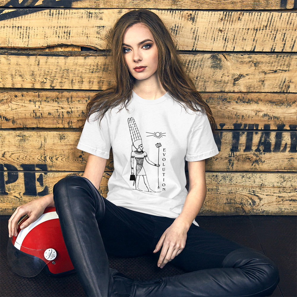 Egyptian Pharaoh Evolution Unisex t-shirt