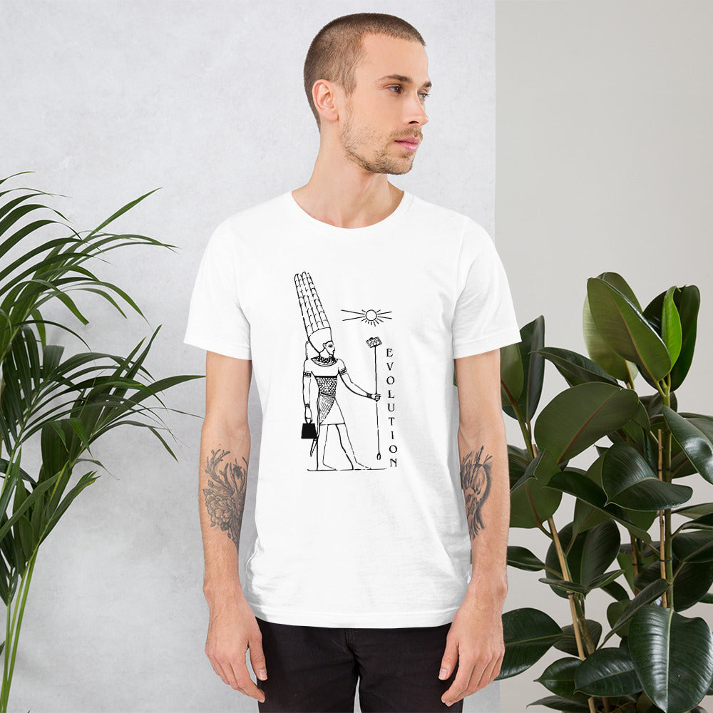 Egyptian Pharaoh Evolution Unisex t-shirt