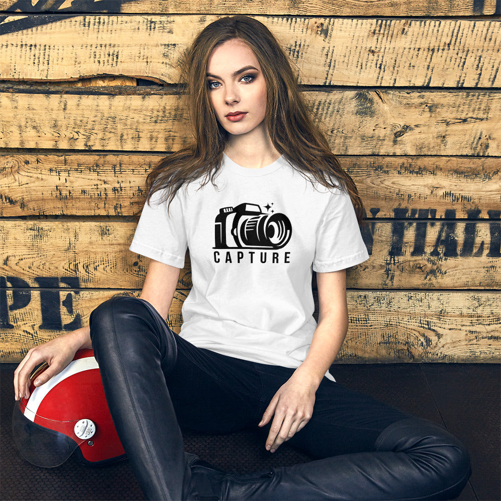 Capture Photography Camera Unisex t-shirt