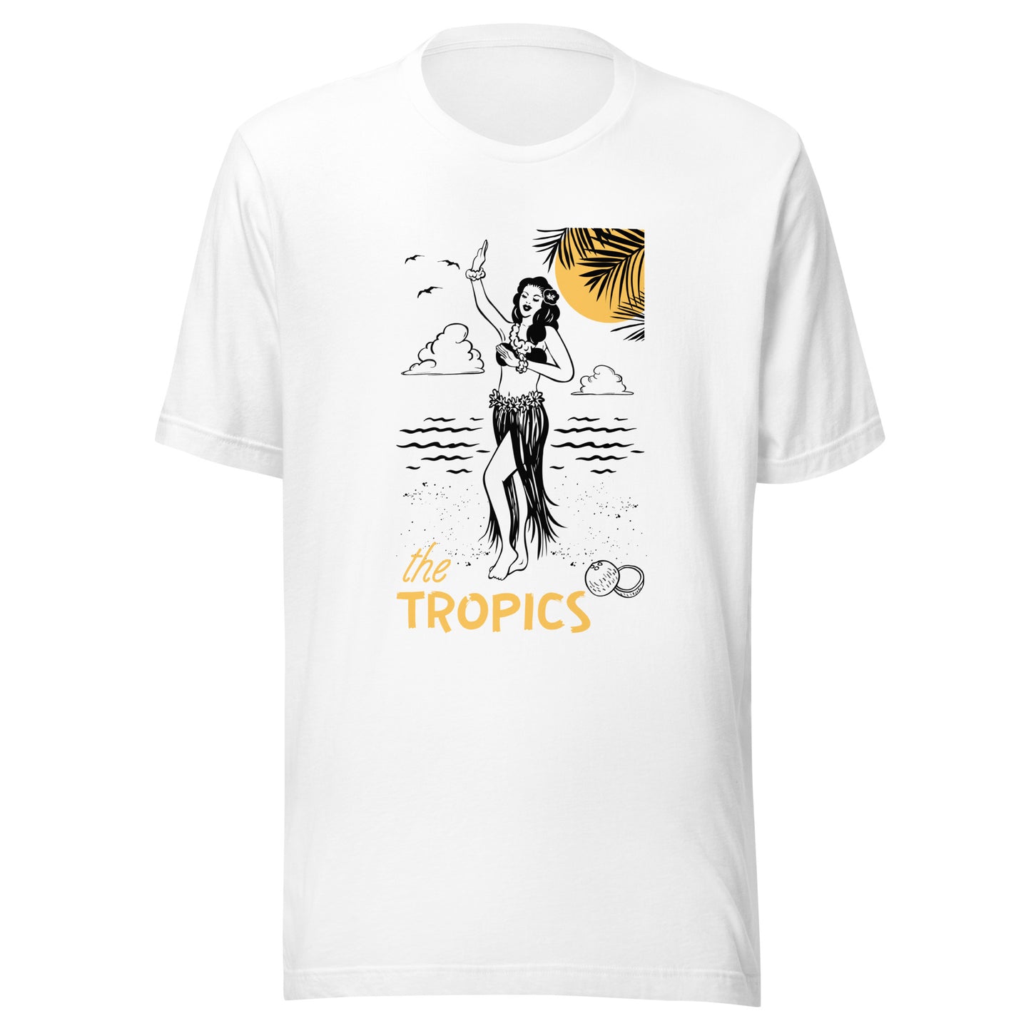 The TROPICS - Paradise Awaits Unisex t-shirt