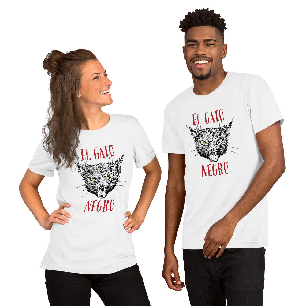 El Gato Negro illustration Unisex t-shirt