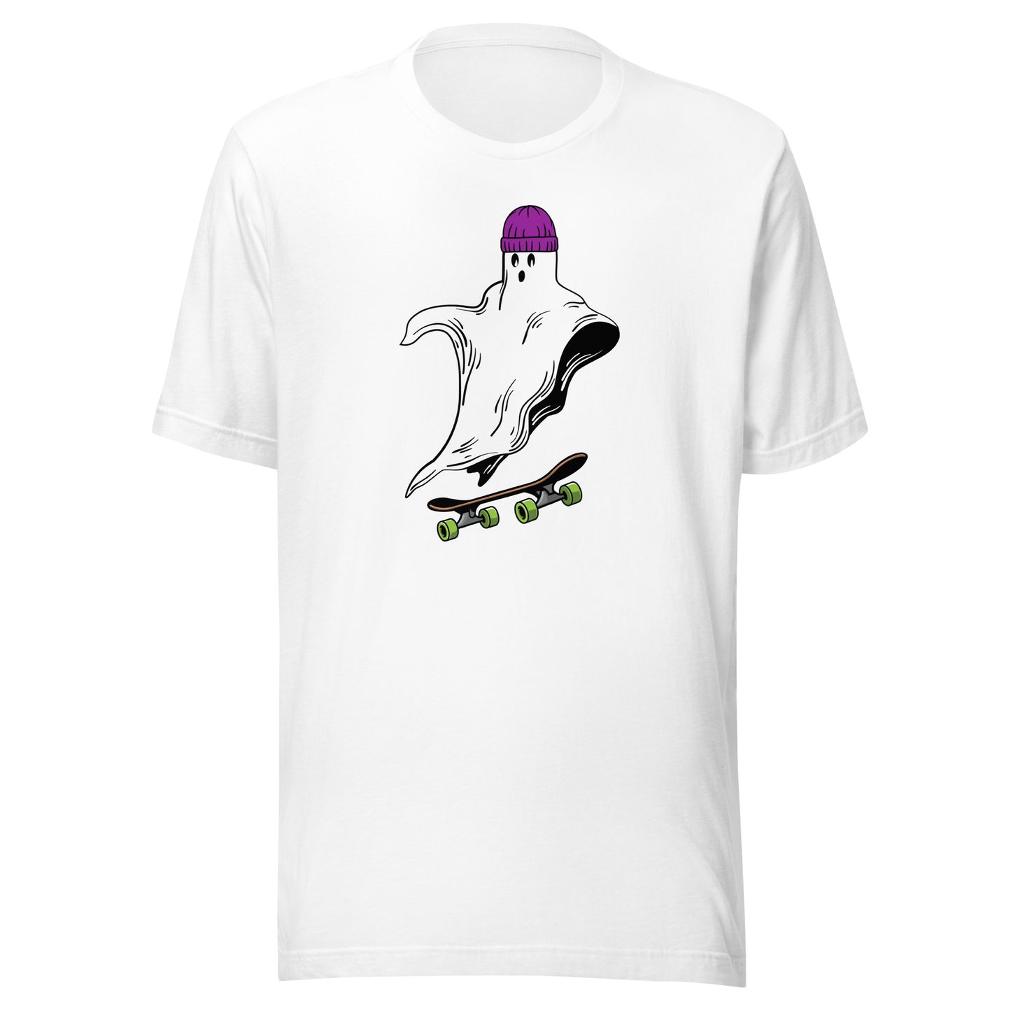 Skateboard Ghost Boo Unisex t-shirt