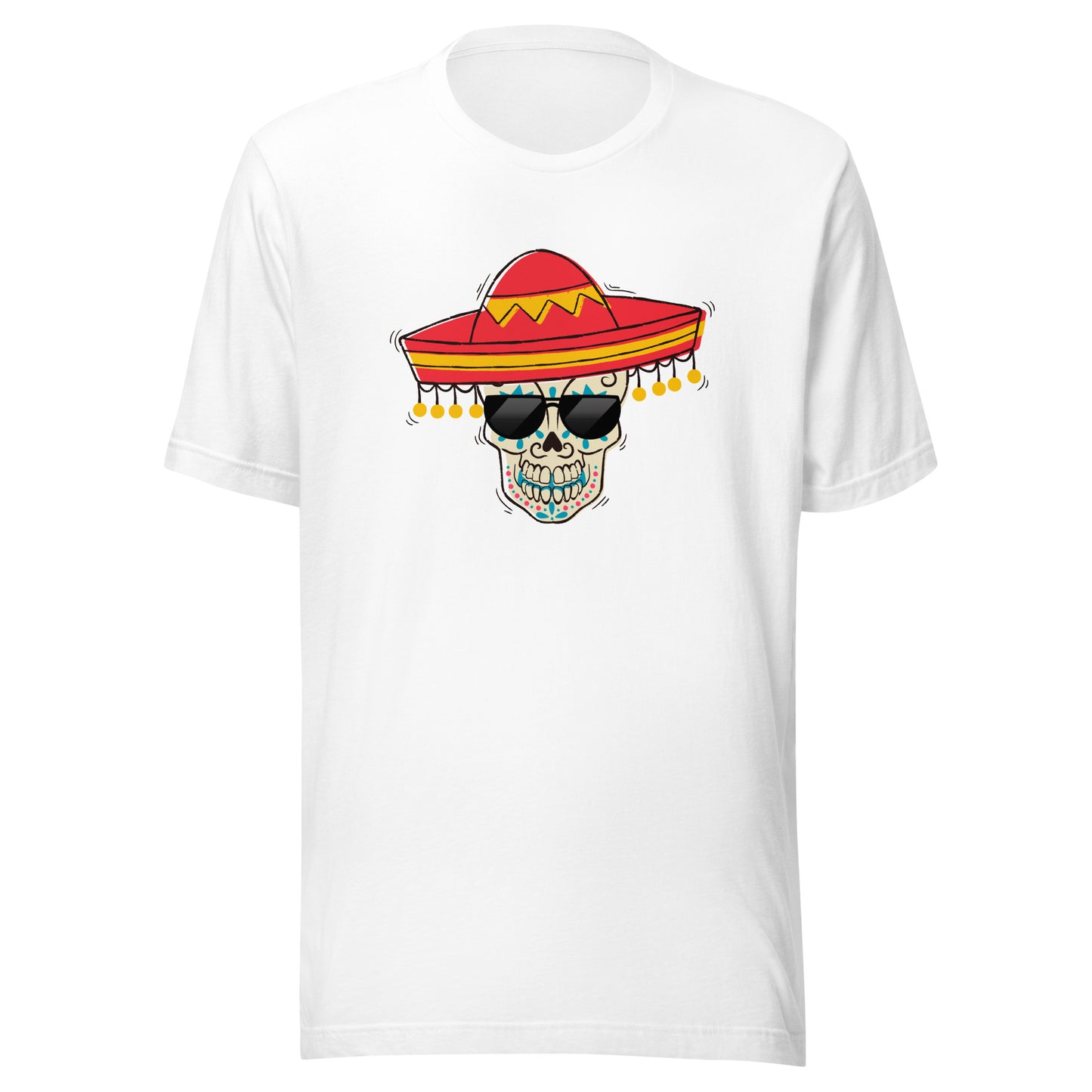Sugar Skull Shades Unisex t-shirt