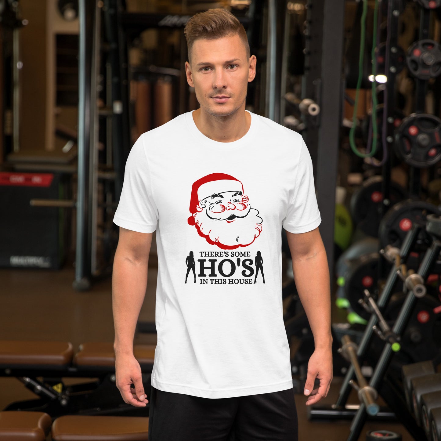 There's some HO's in this house Santa Unisex t-shirt