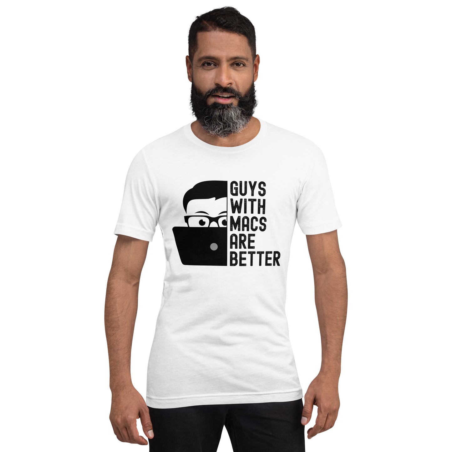 Guys With Macs ARE Better Unisex t-shirt