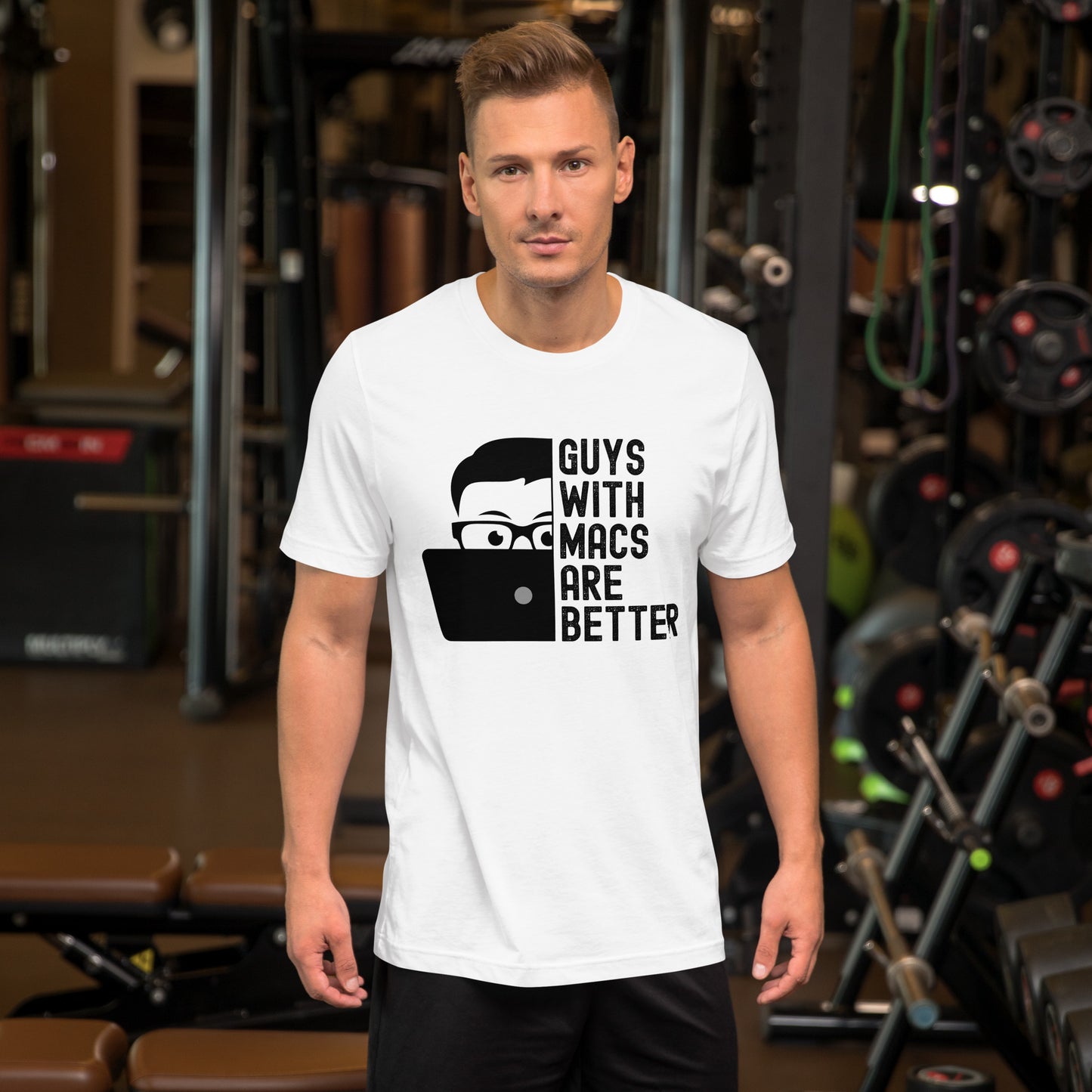 Guys With Macs ARE Better Unisex t-shirt