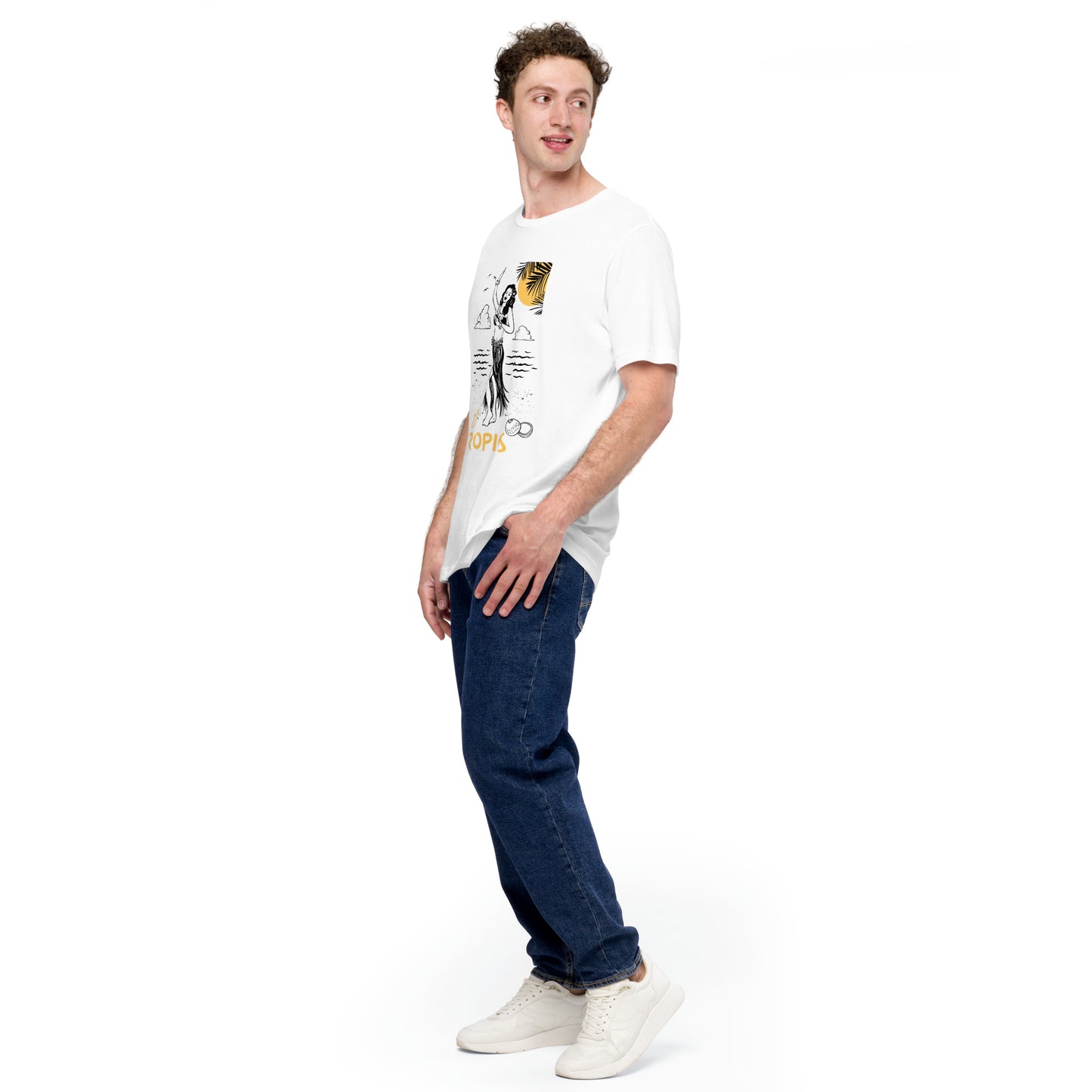 The TROPICS - Paradise Awaits Unisex t-shirt