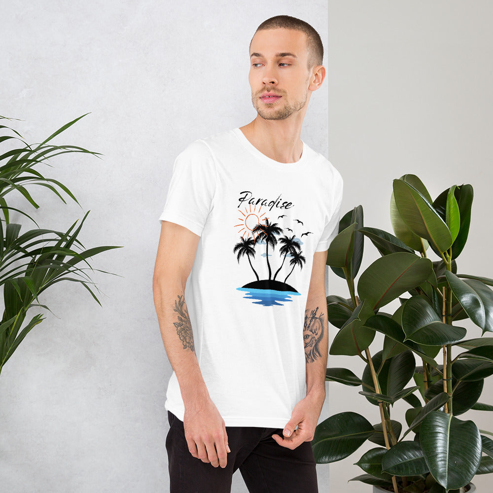 Paradise Beach Awaits Unisex t-shirt