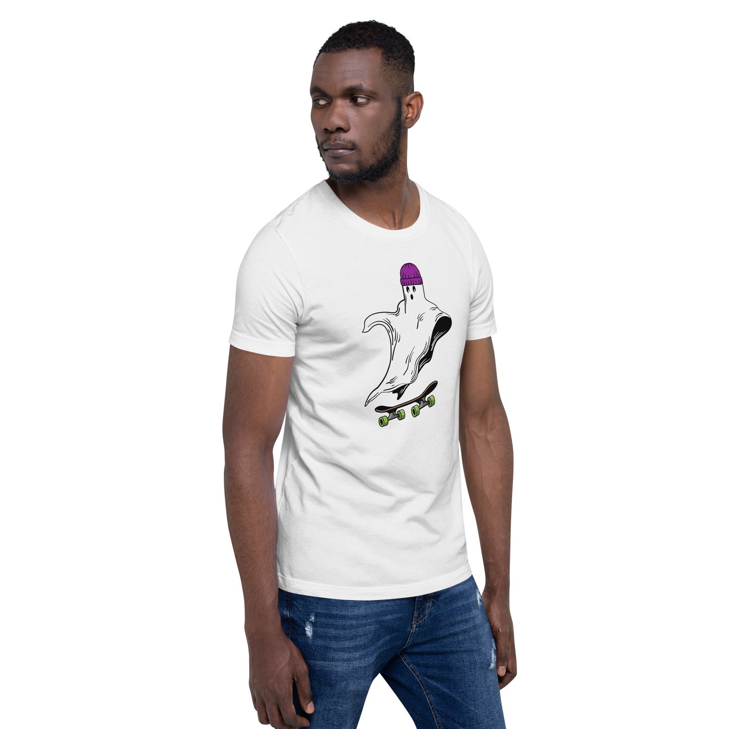 Skateboard Ghost Boo Unisex t-shirt