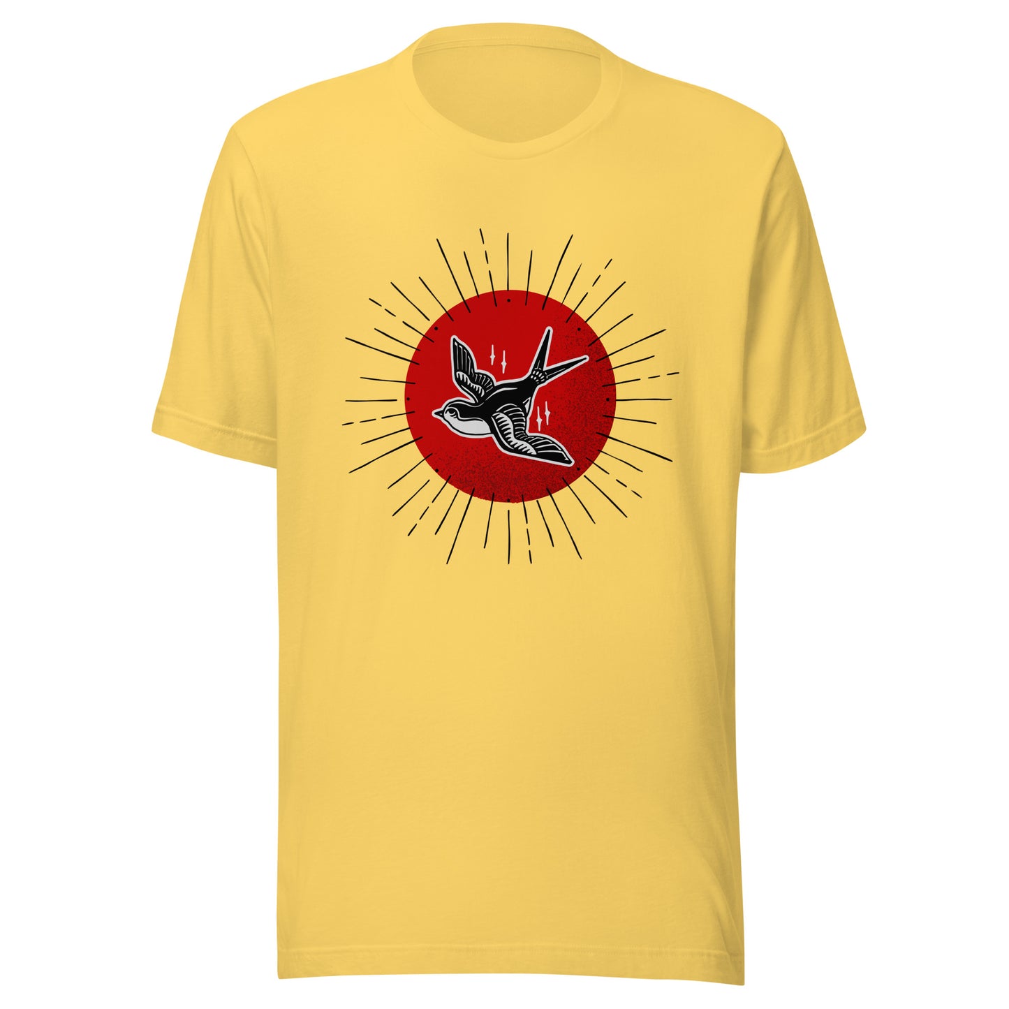 Red Sun Sparrow Unisex t-shirt