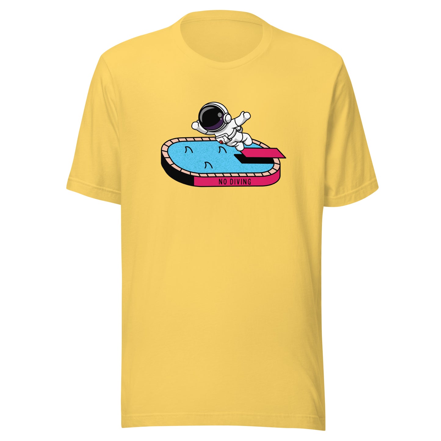 NO DIVING astronaut fun Unisex t-shirt
