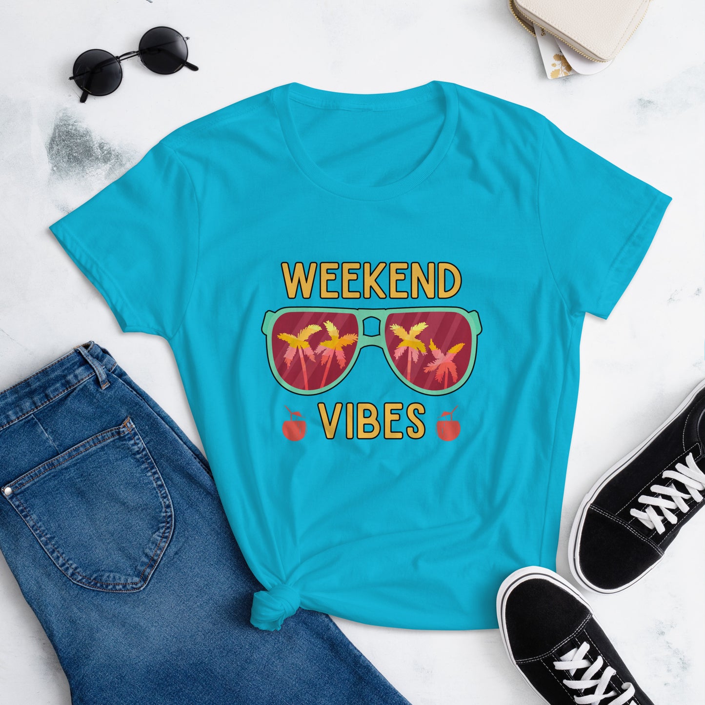 Weekend Vibes Paradise Sunglasses Women's short sleeve t-shirt