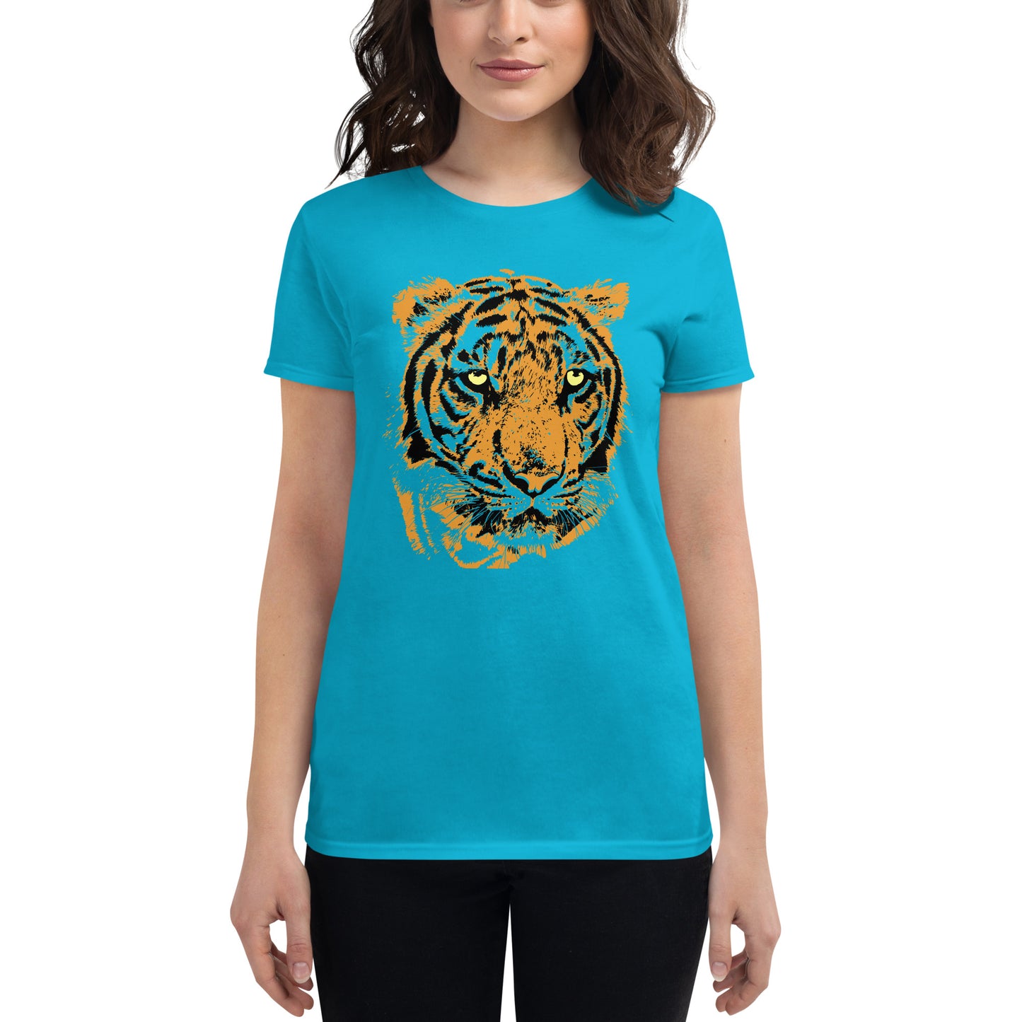 Gentle Beast Tiger Women's short sleeve t-shirt