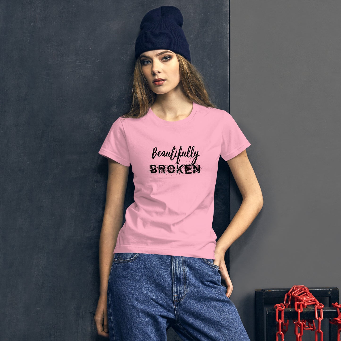 Beautifully BROKEN Women's short sleeve t-shirt