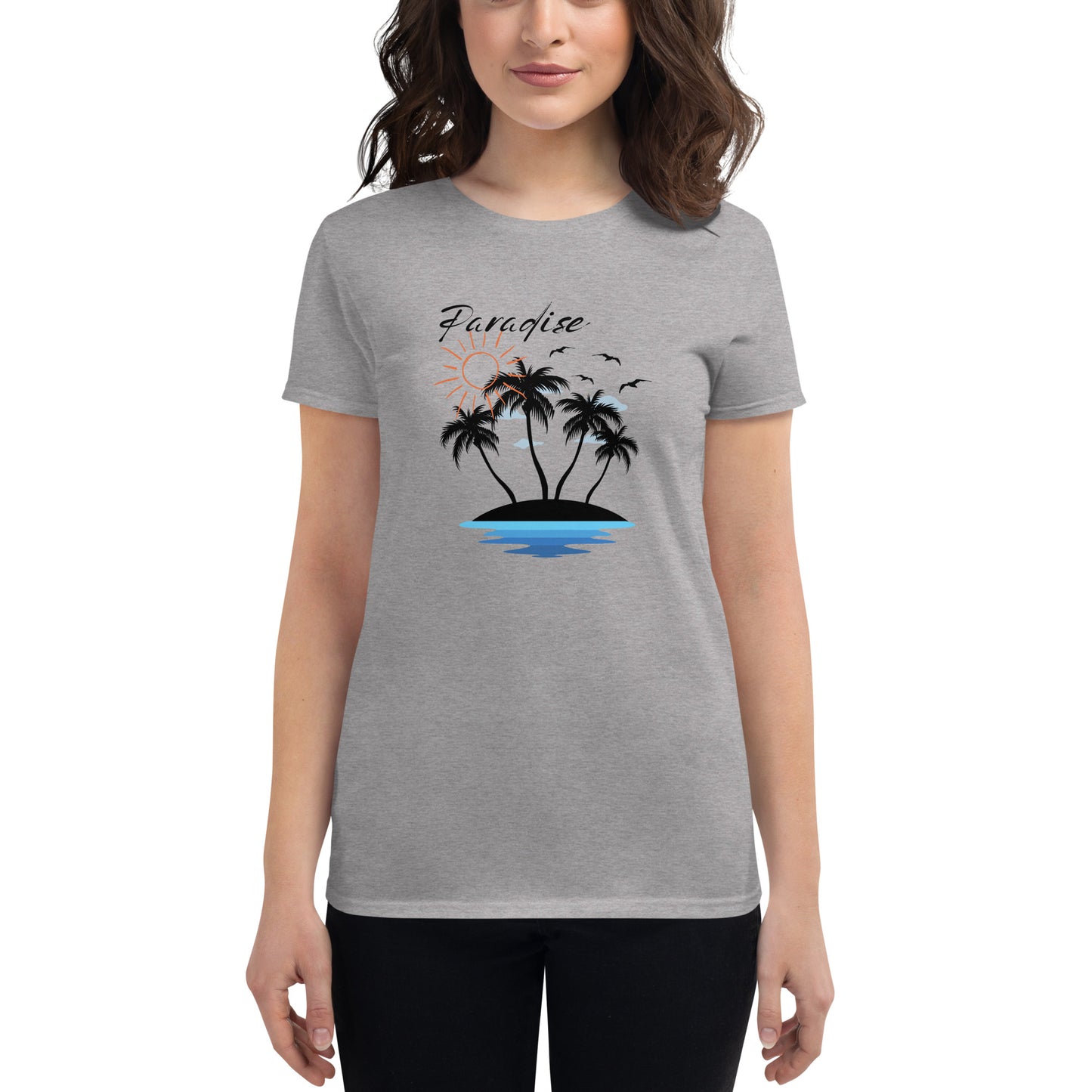 Paradise Beach Awaits Women's short sleeve t-shirt