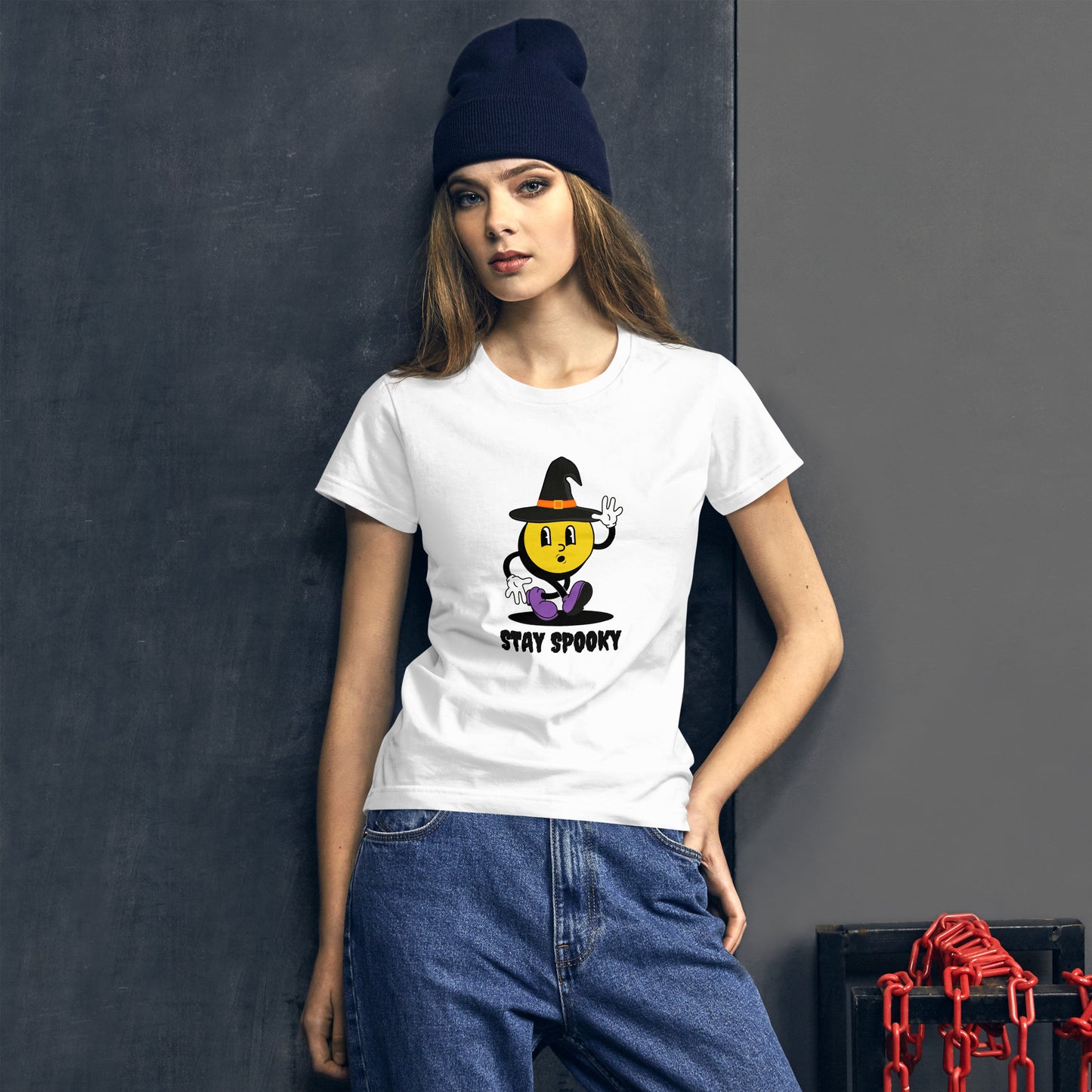 Stay Spooky Smiley Women's short sleeve t-shirt