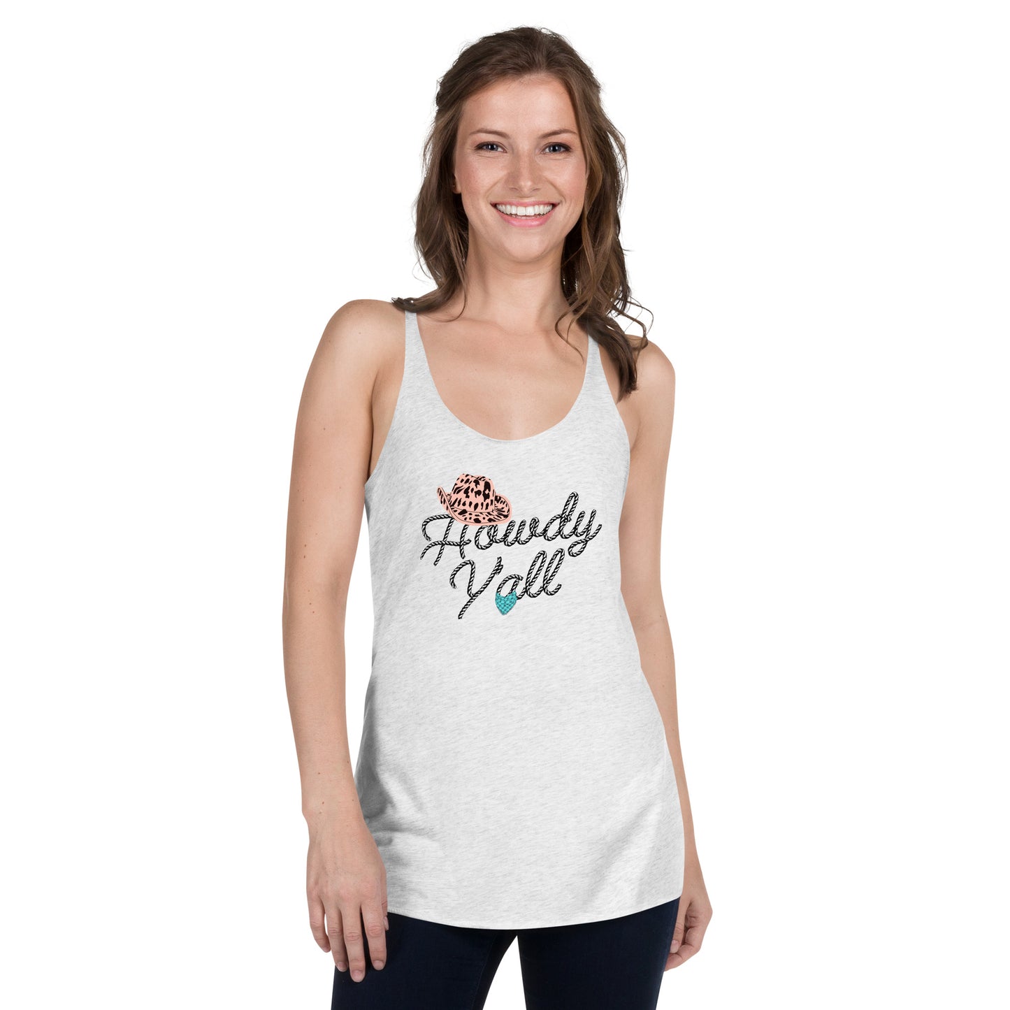 Howdy Y'all Roping Women's Racerback Tank