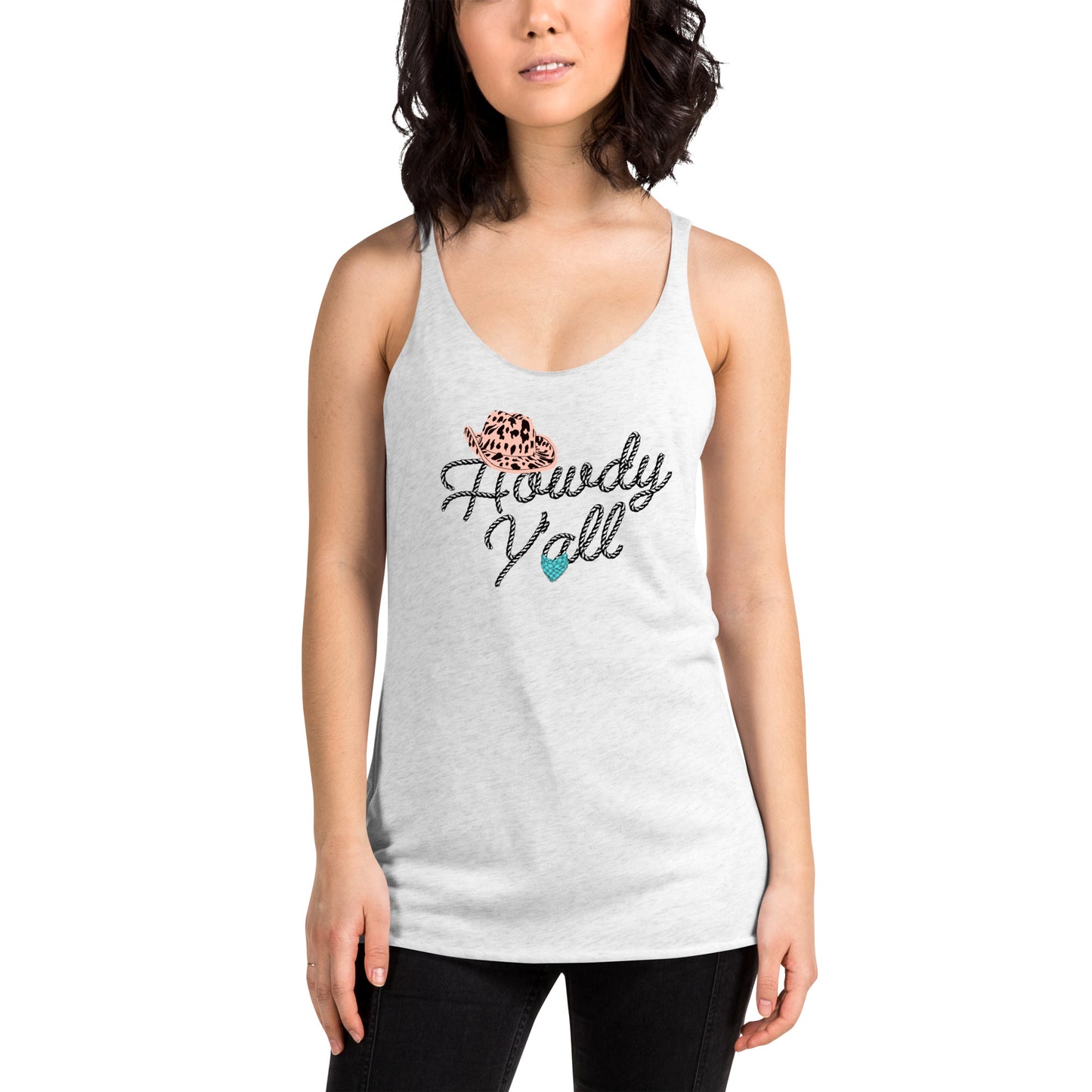 Howdy Y'all Roping Women's Racerback Tank