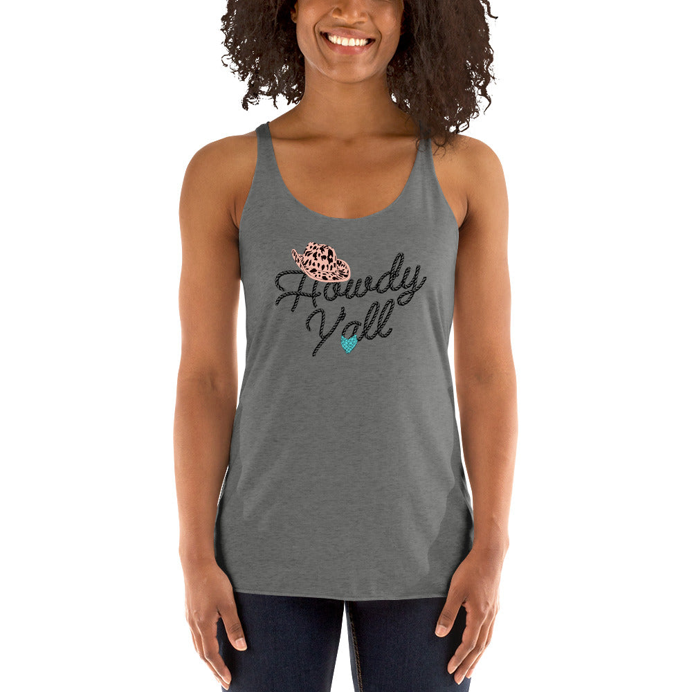 Howdy Y'all Roping Women's Racerback Tank