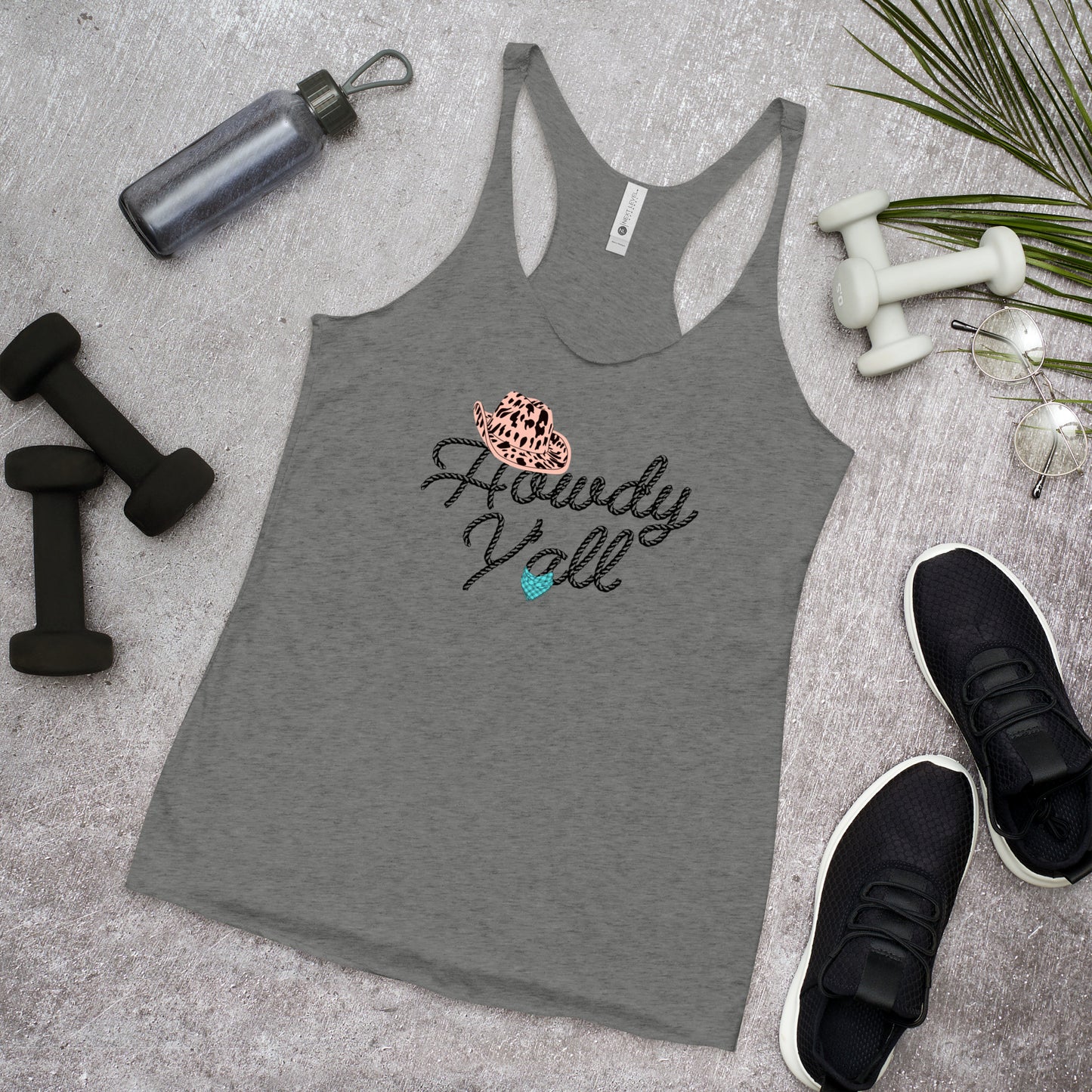 Howdy Y'all Roping Women's Racerback Tank