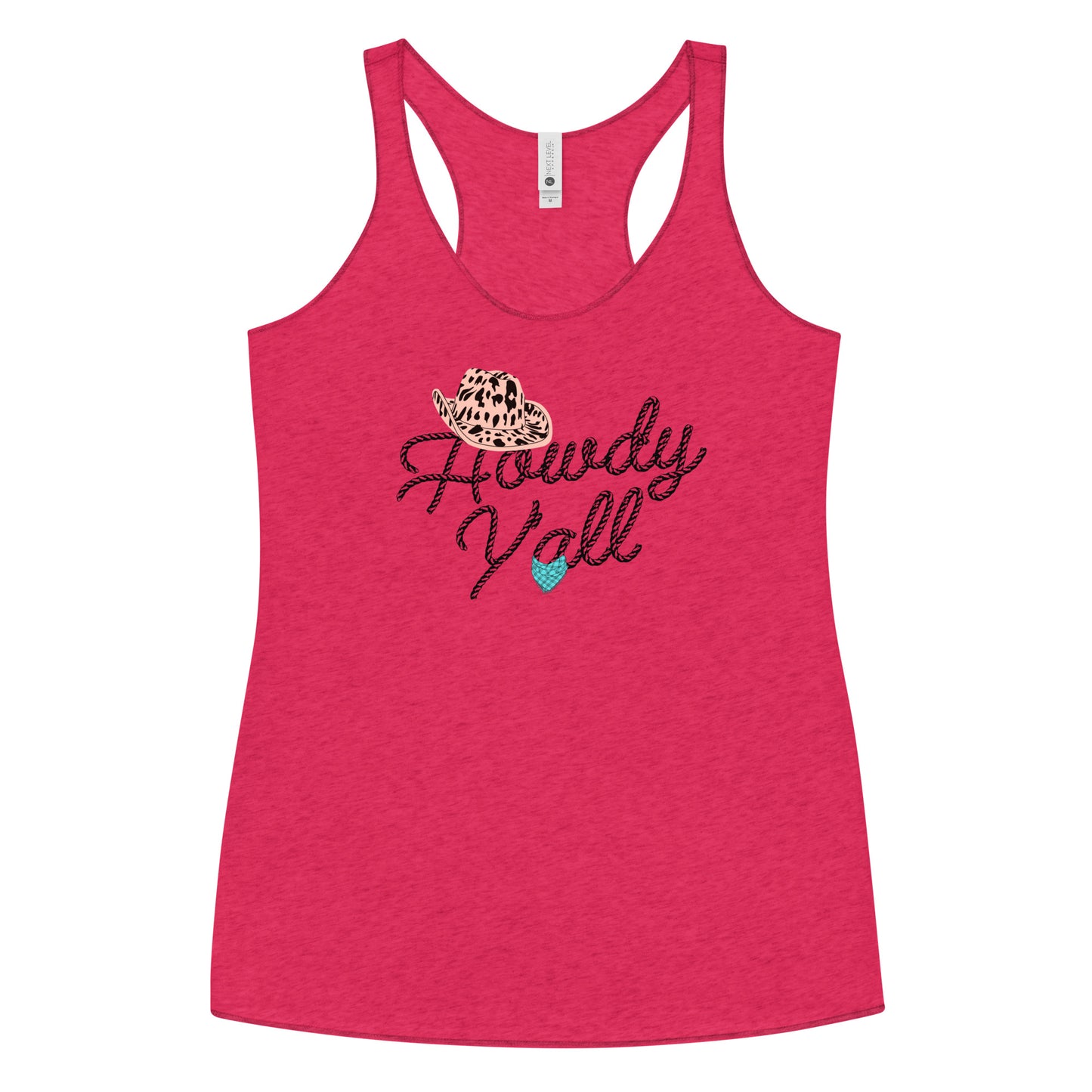 Howdy Y'all Roping Women's Racerback Tank