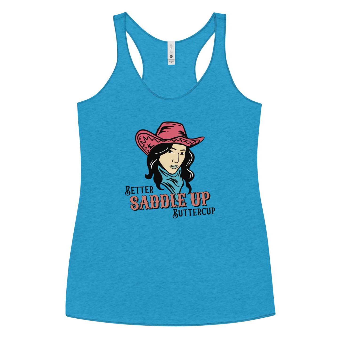 Saddle Up Buttercup Women's Racerback Tank