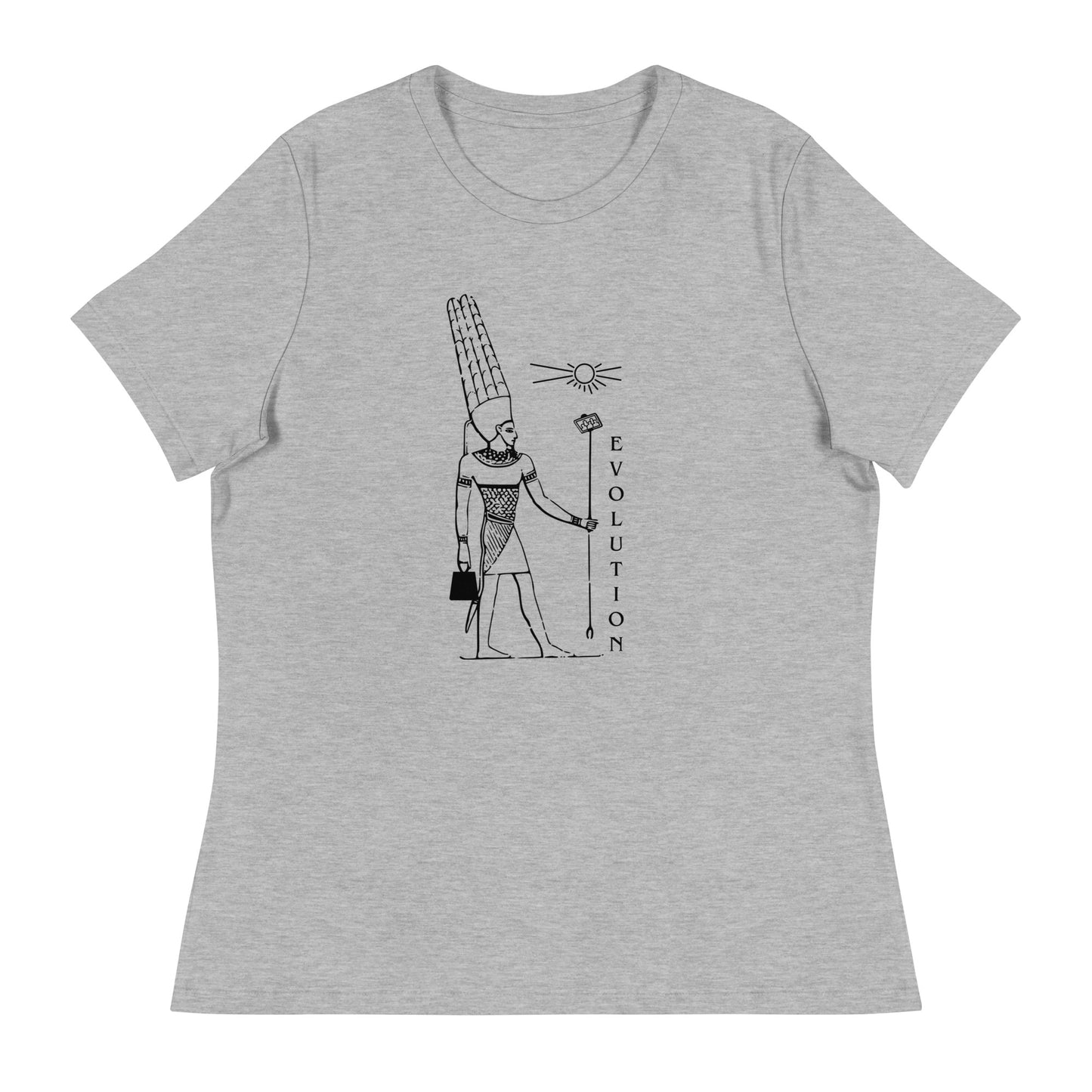 Egyptian Pharaoh Evolution Women's Relaxed T-Shirt