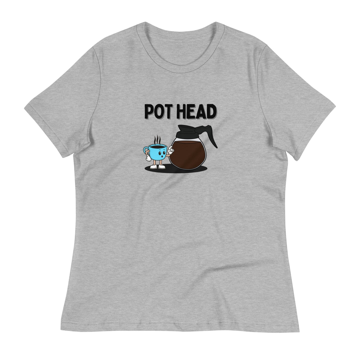 Coffee Pot Head Women's Relaxed T-Shirt