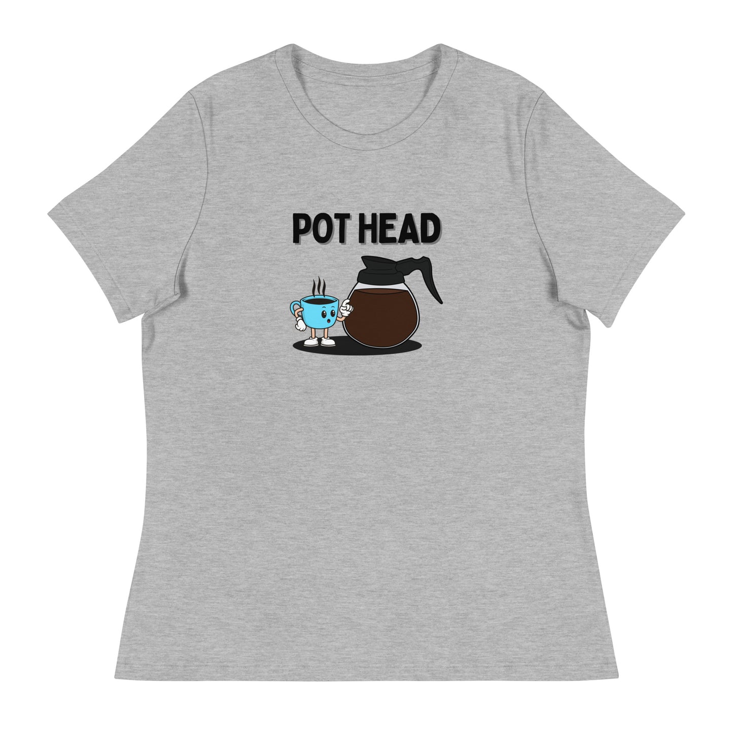 Coffee Pot Head Women's Relaxed T-Shirt