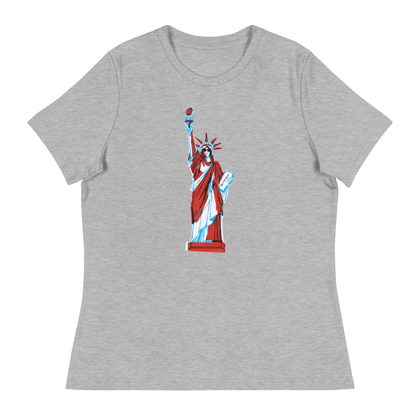 Lady Liberty came to Party Women's Relaxed T-Shirt