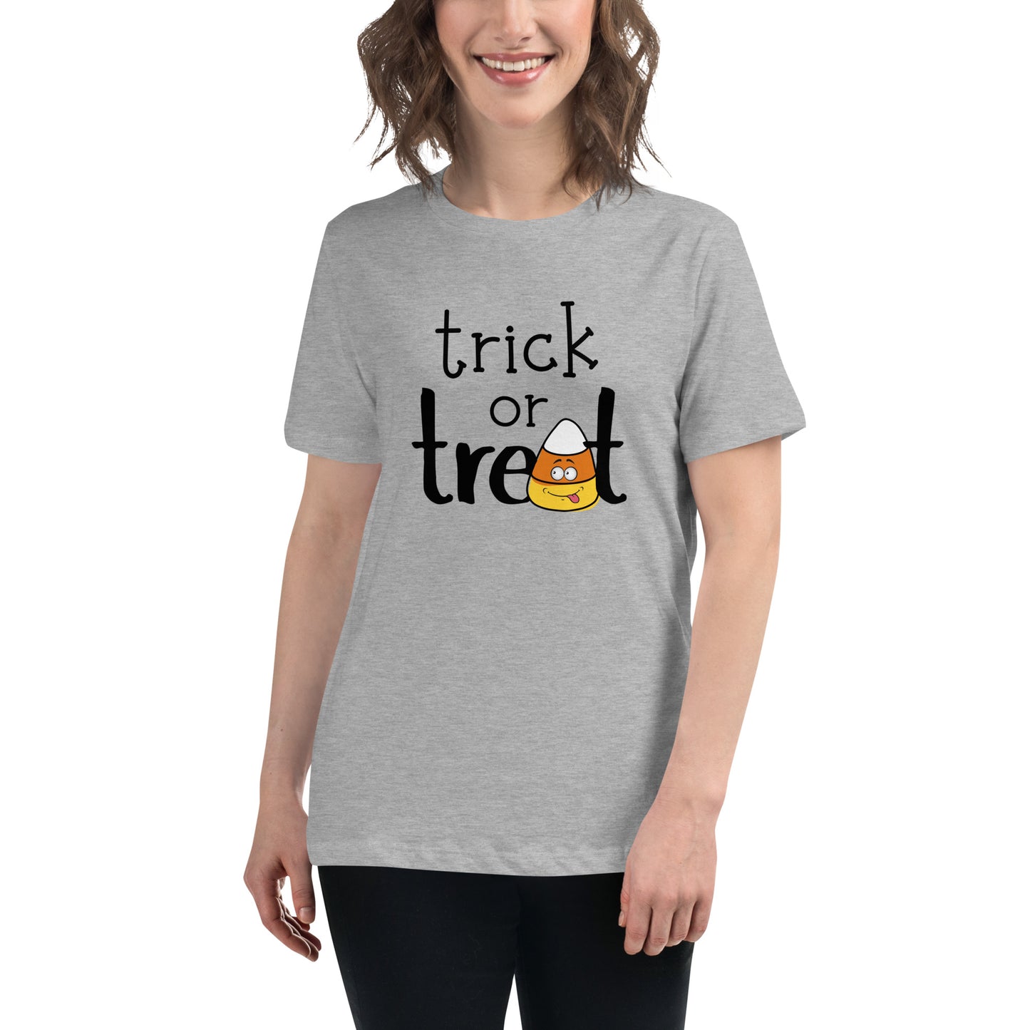 Trick or Treat candy corn Women's Relaxed T-Shirt