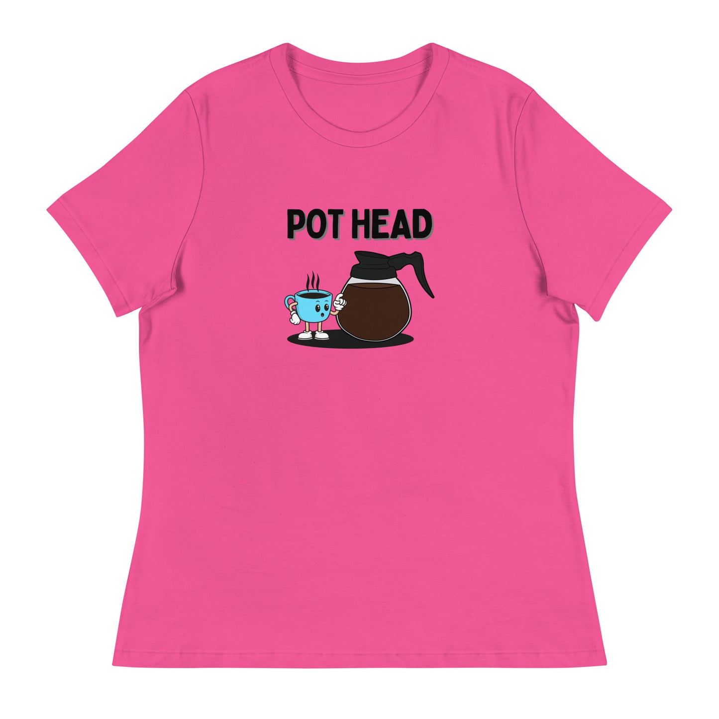 Coffee Pot Head Women's Relaxed T-Shirt