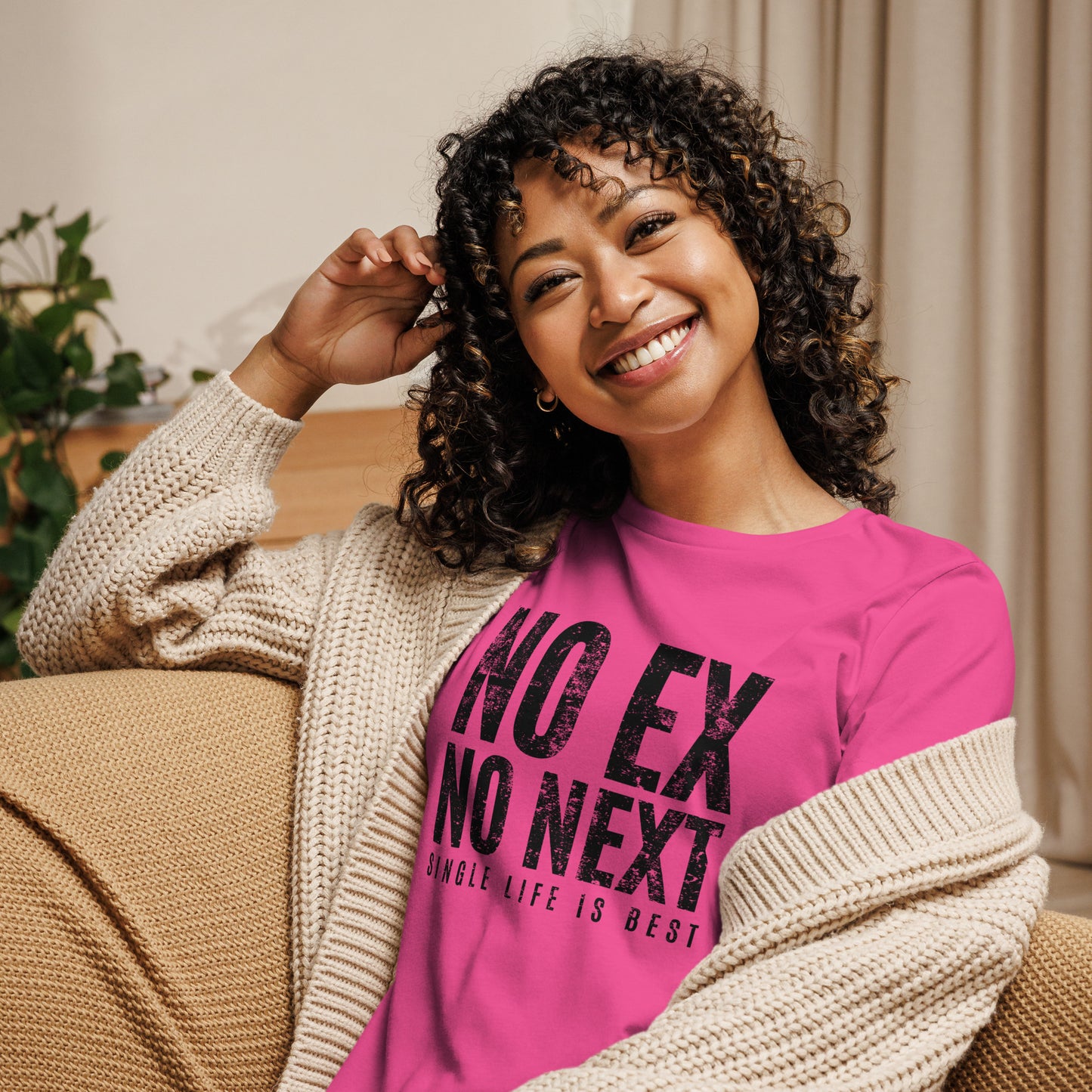 No Ex No Next Single Life is BEST Women's Relaxed T-Shirt